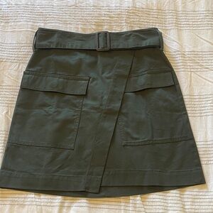 NEW Banana Republic Dark Green Mini Skirt